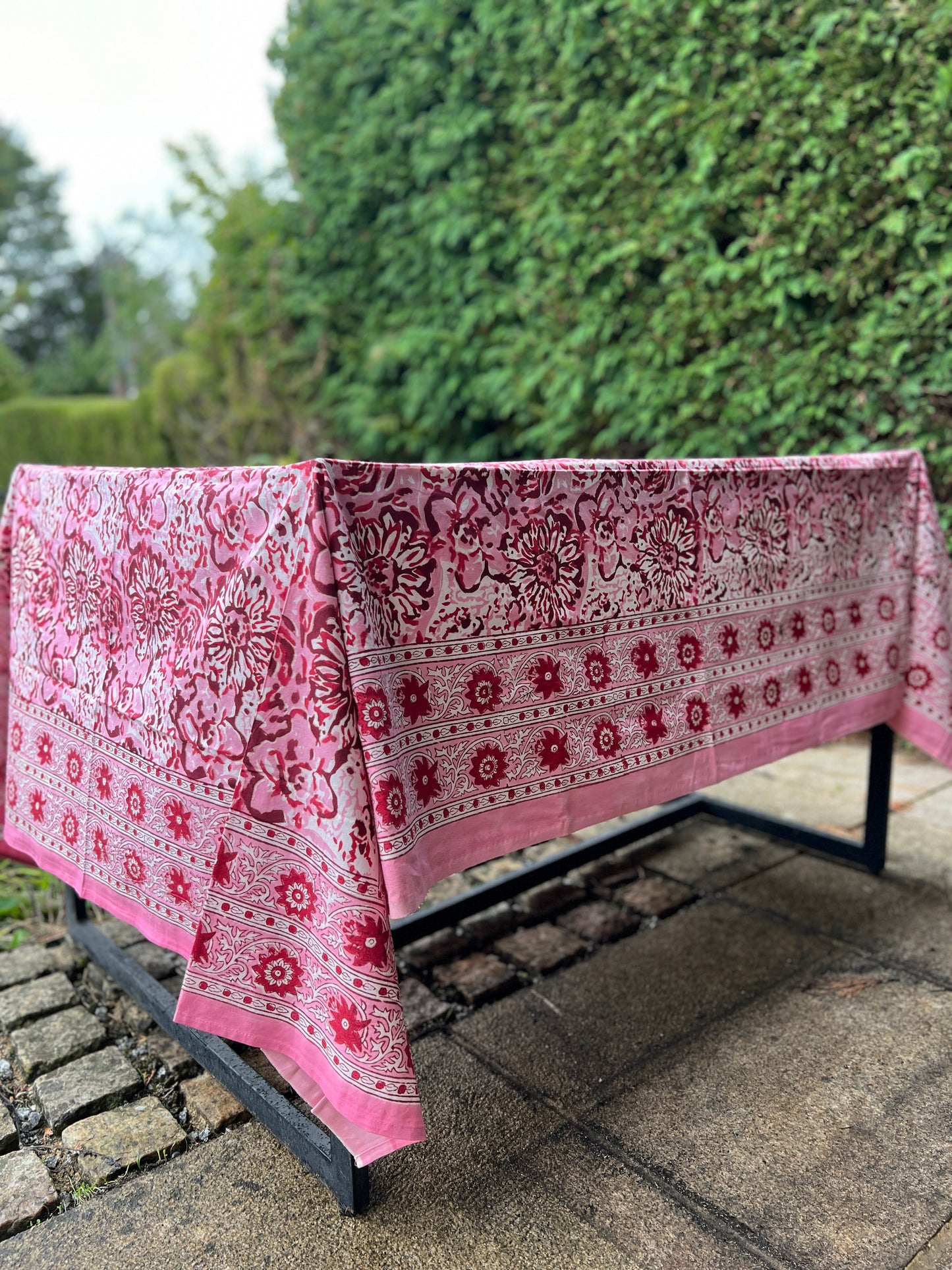 Pink Rose Table Cloth