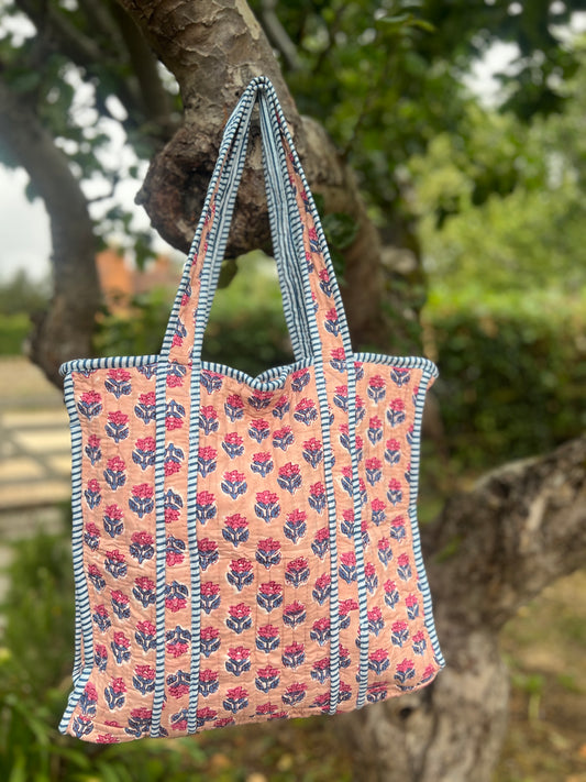 Peachy Pink Tote