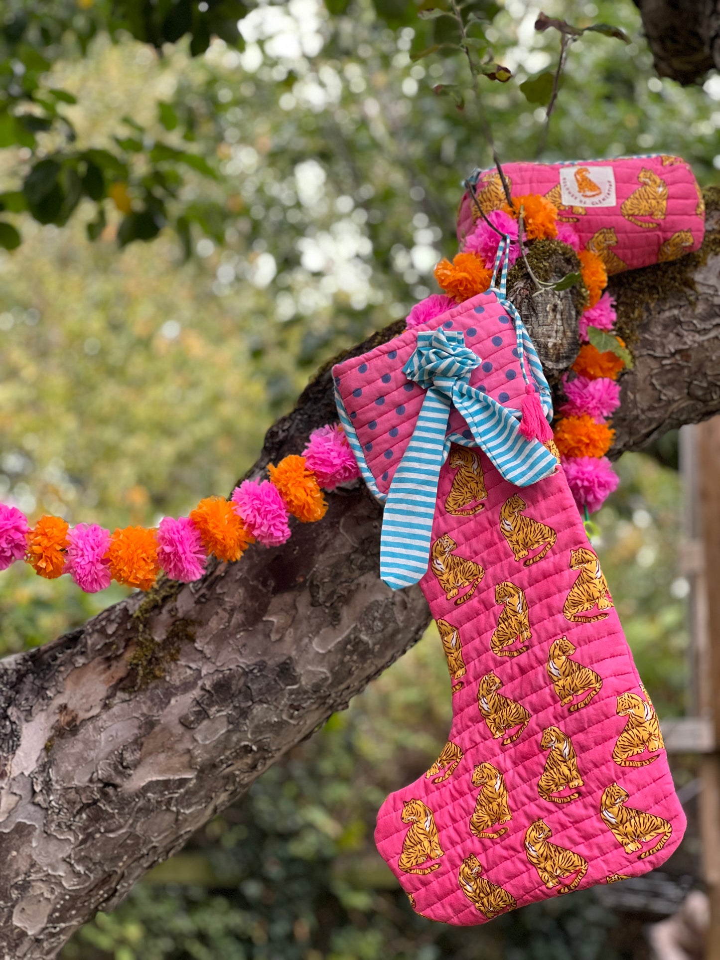 Clementines Tiger Christmas Stocking