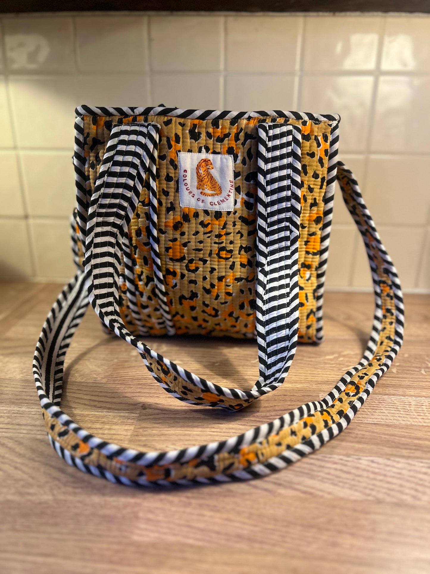 Leopard Super Mini Tote