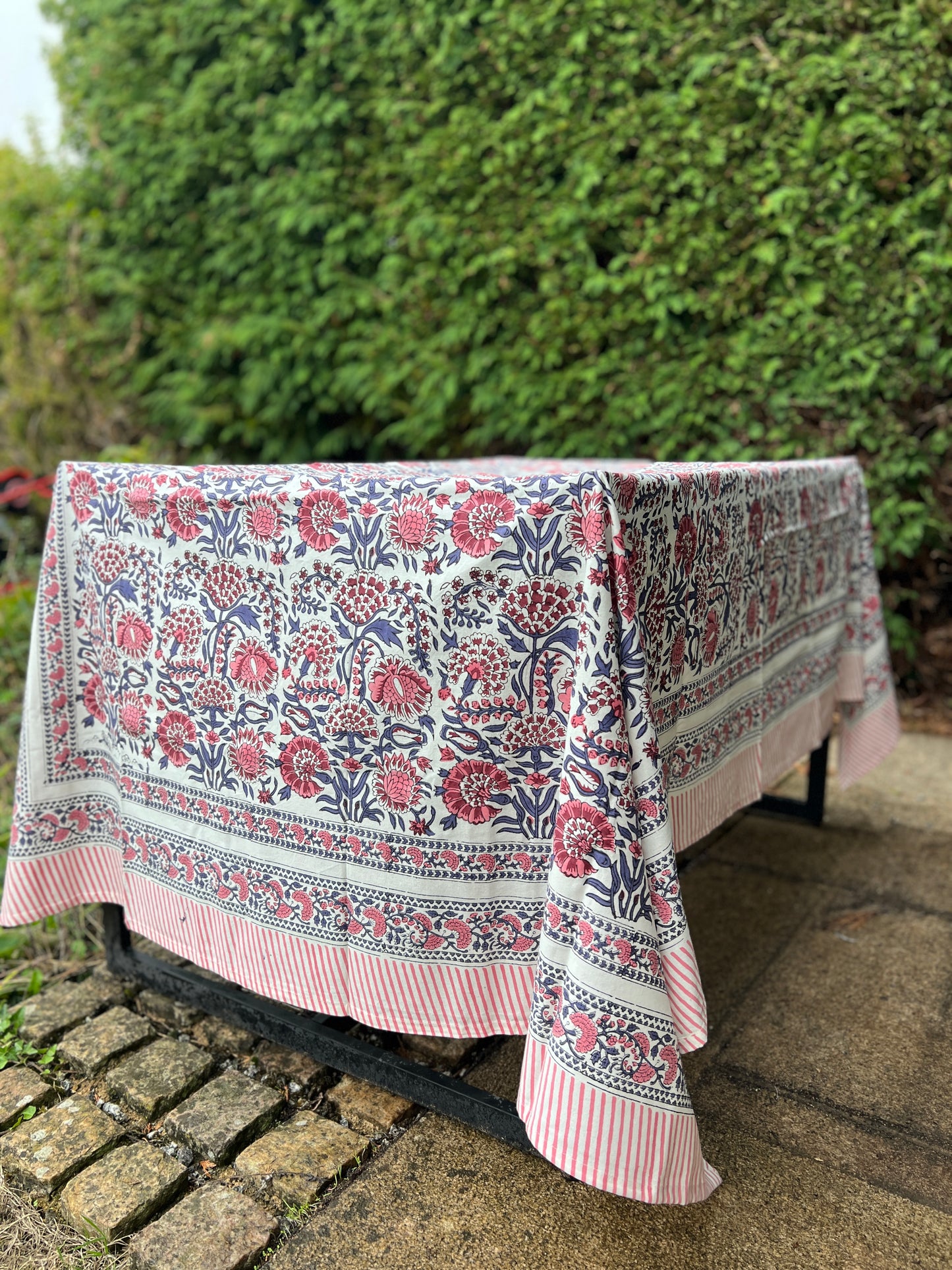 Peachy Carnation Table Cloth