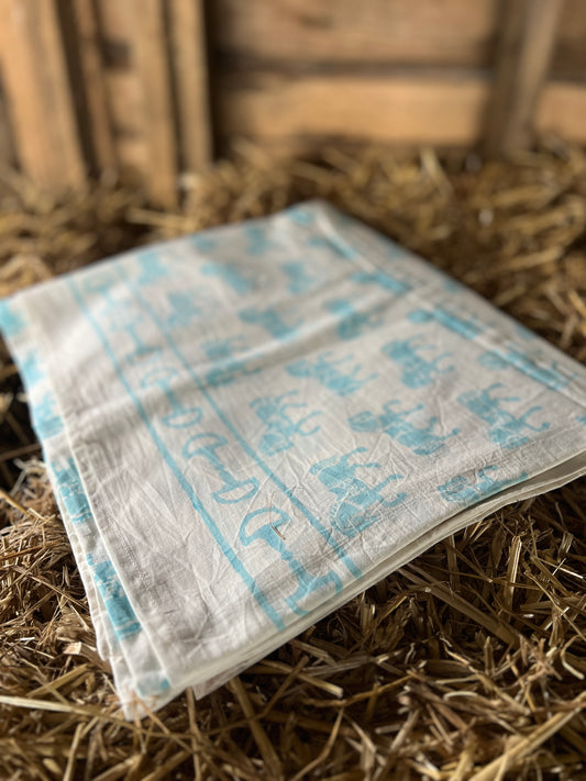 Trotting Horse - Dusty Blue