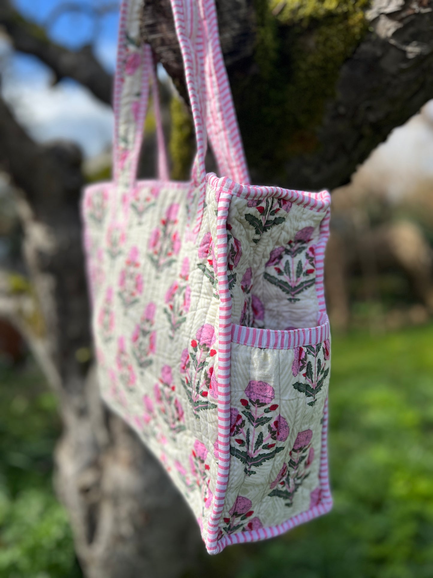 Jaipur Flower Mini Tote