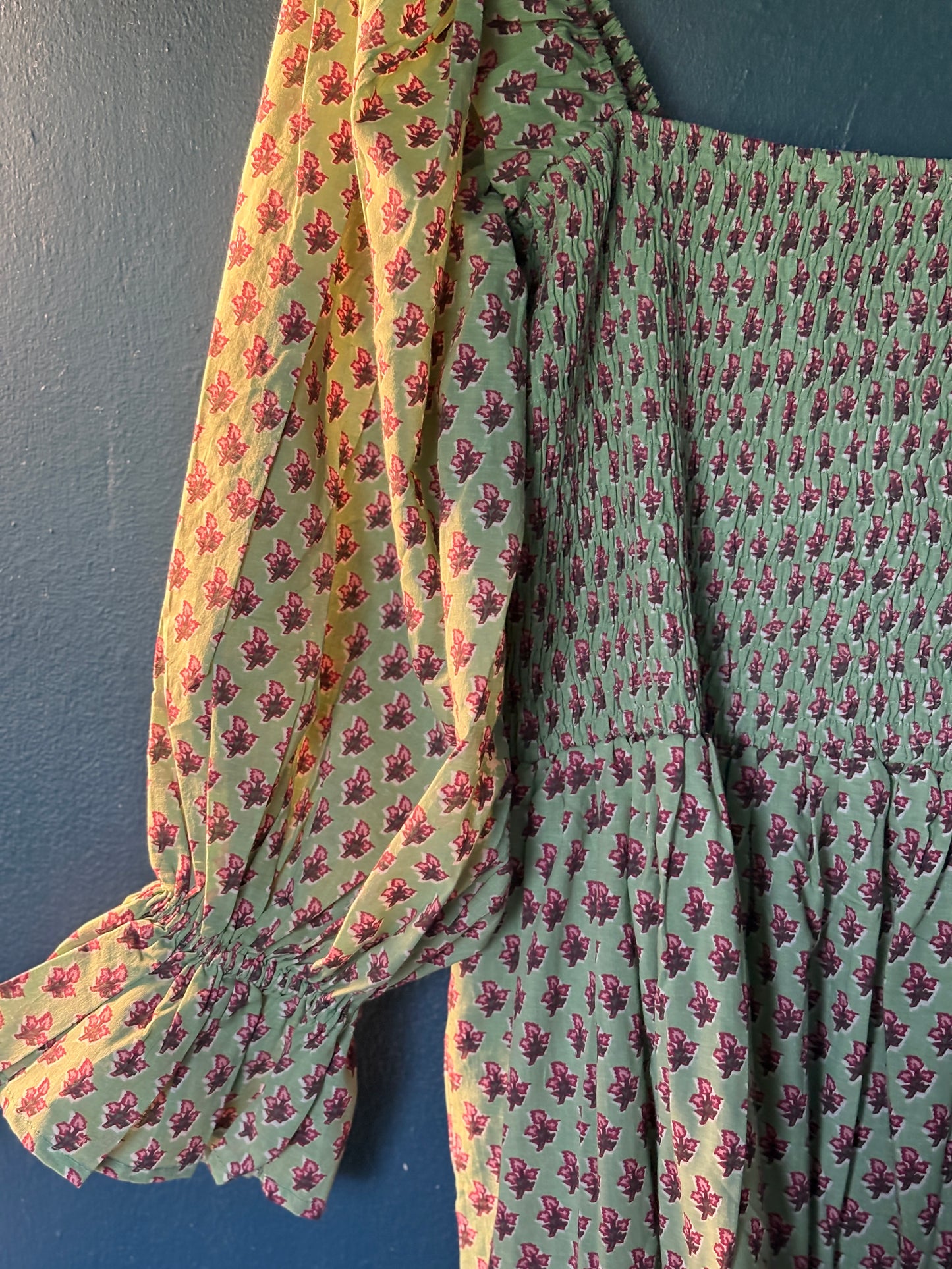 Peppermint Cotton Summer Dress