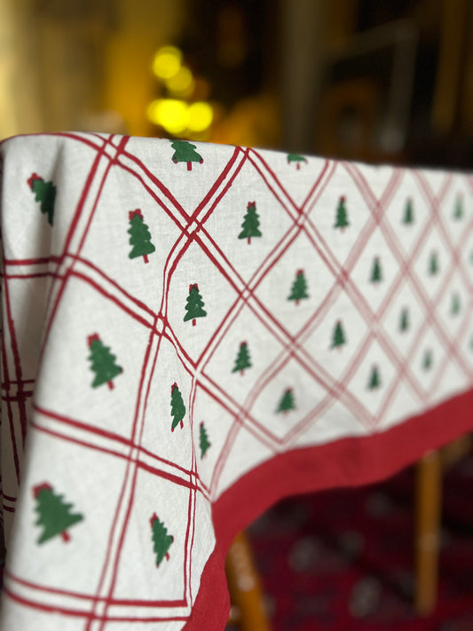 *RESTOCKED SOON* Limited Edition - Christmas Tree Table Cloth