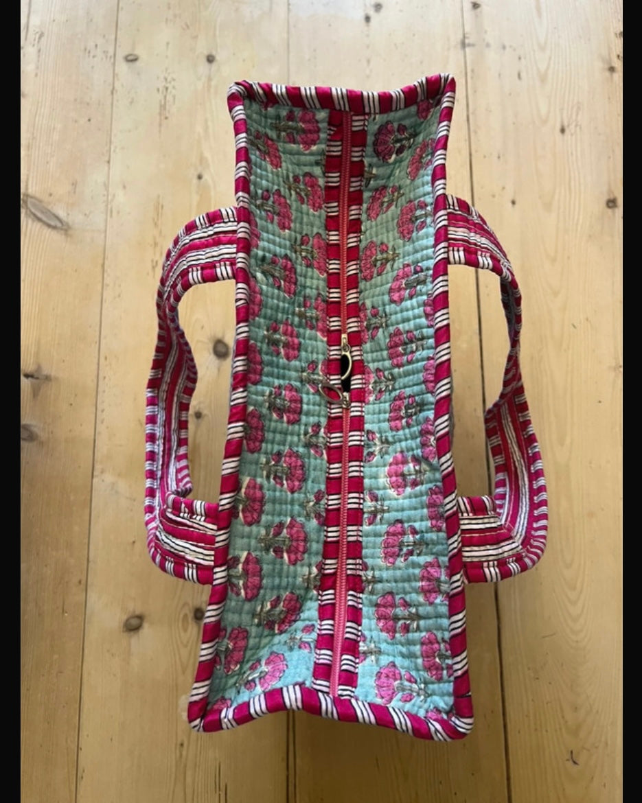 Mini Tote Bag - Fuschia Pink