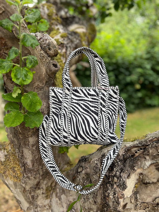 Super Mini Tote - Zebra
