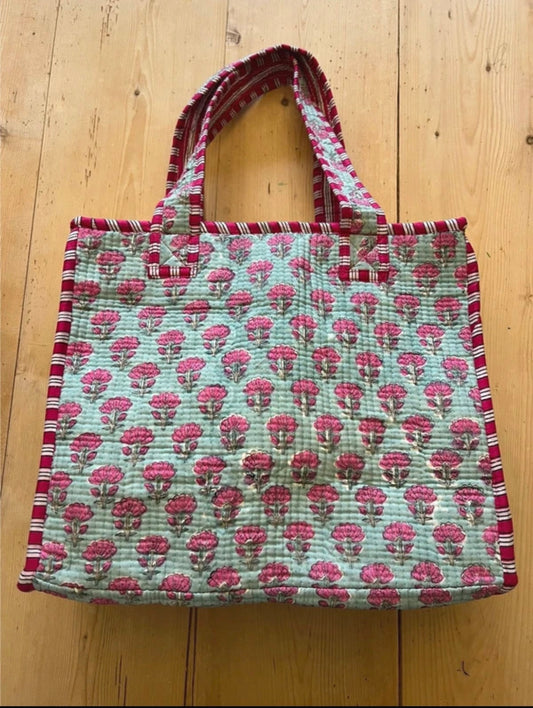 Mini Tote Bag - Fuschia Pink