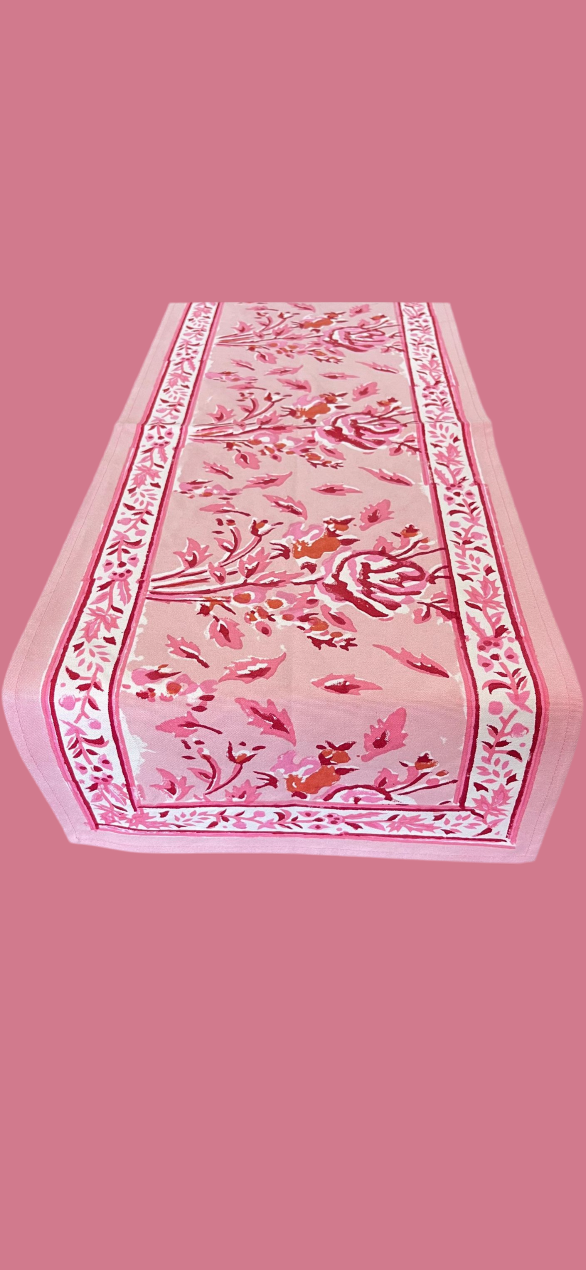 Blockprint Table Runner