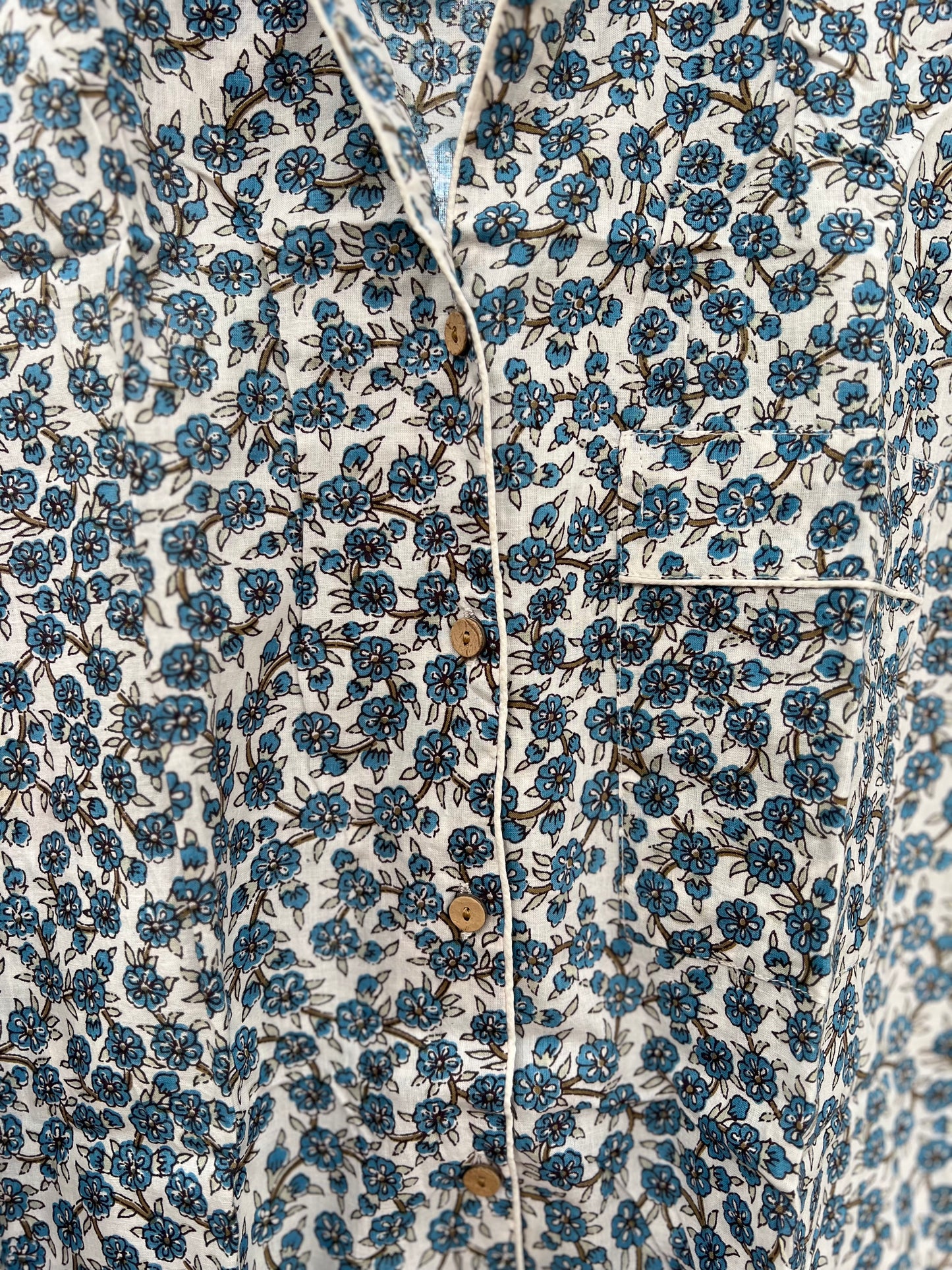 Blue FloralPyjamas