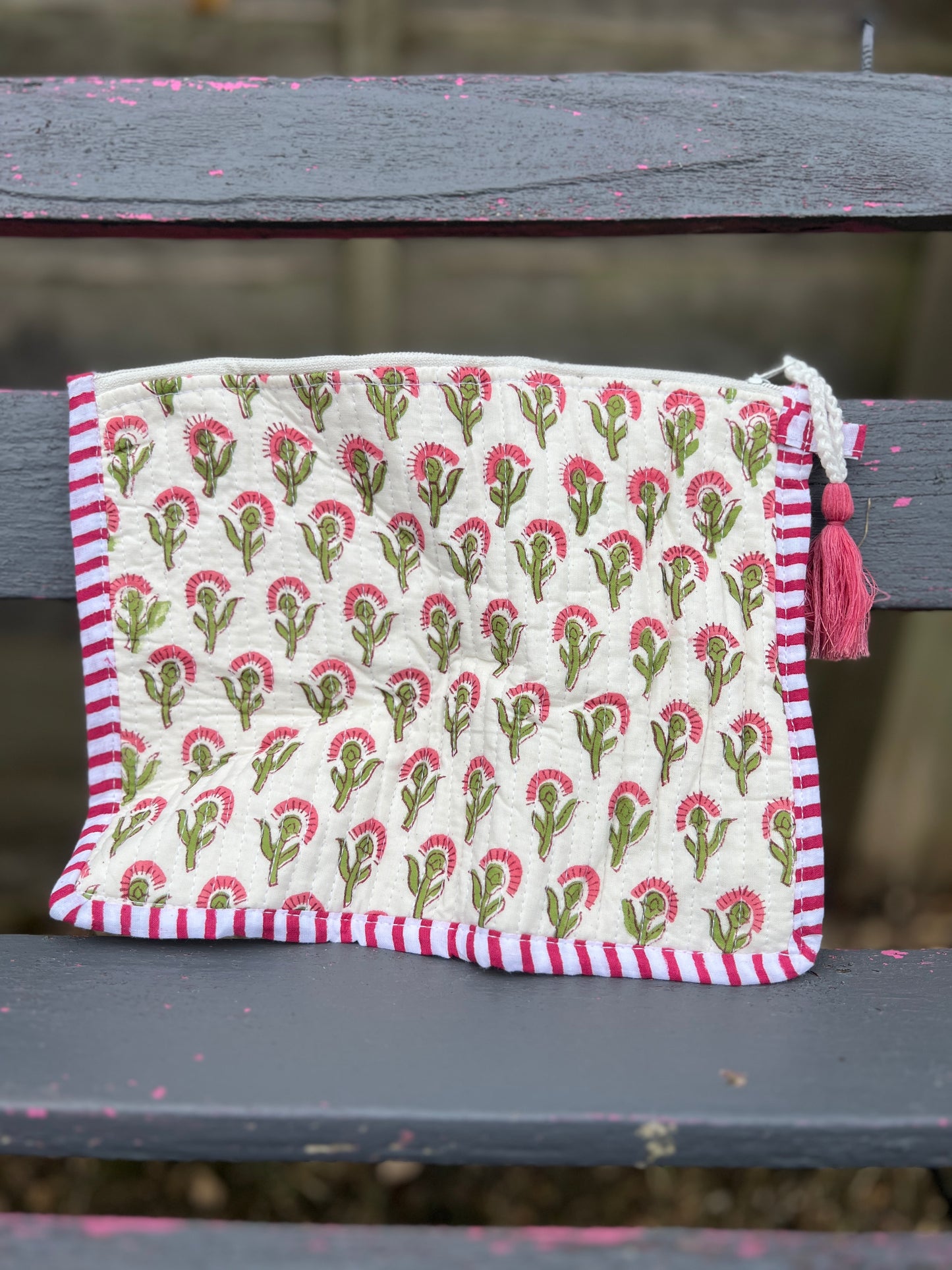 Zipped Cotton Pouch