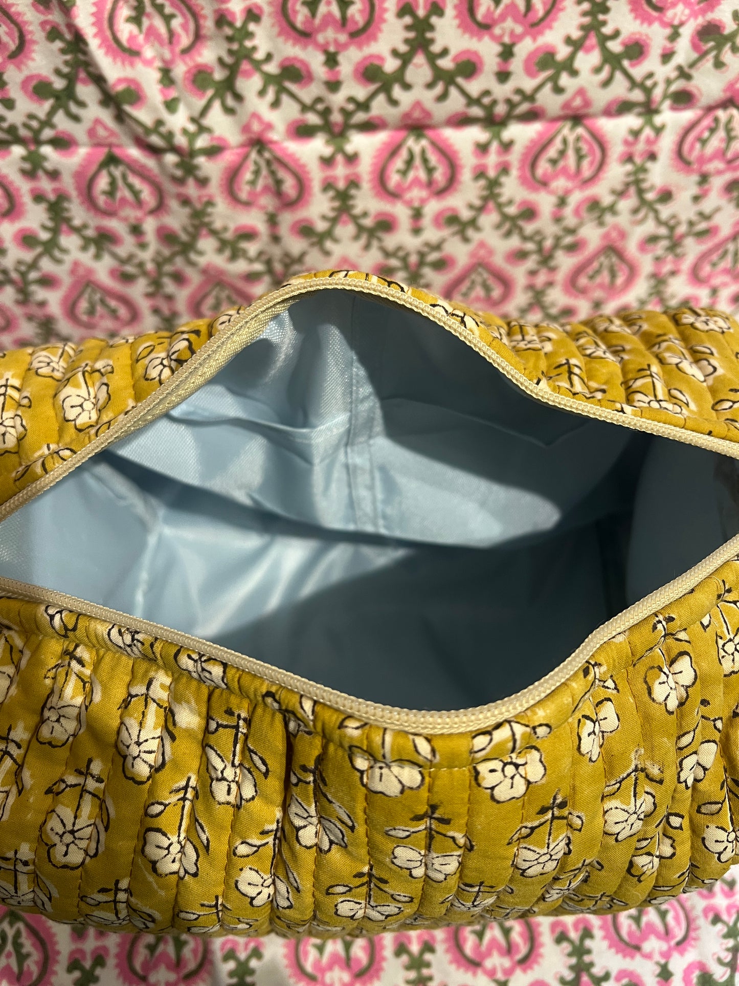 Mustard Travel Wash-bag