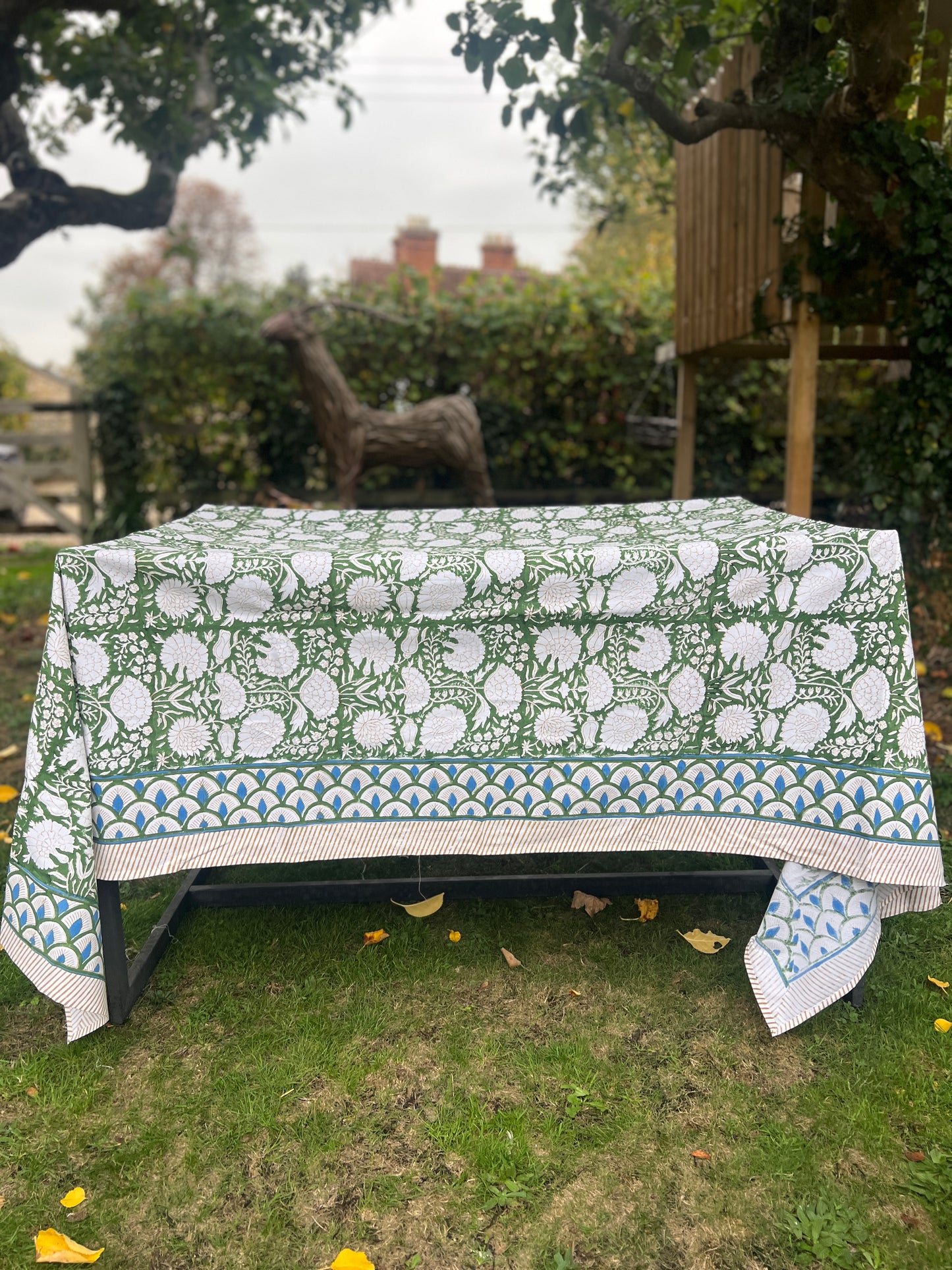 Forest Green Table Cloth