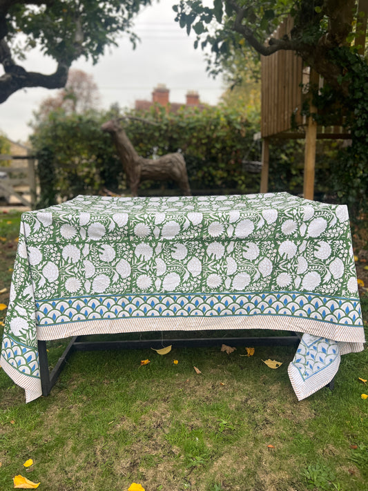 Forest Green Table Cloth