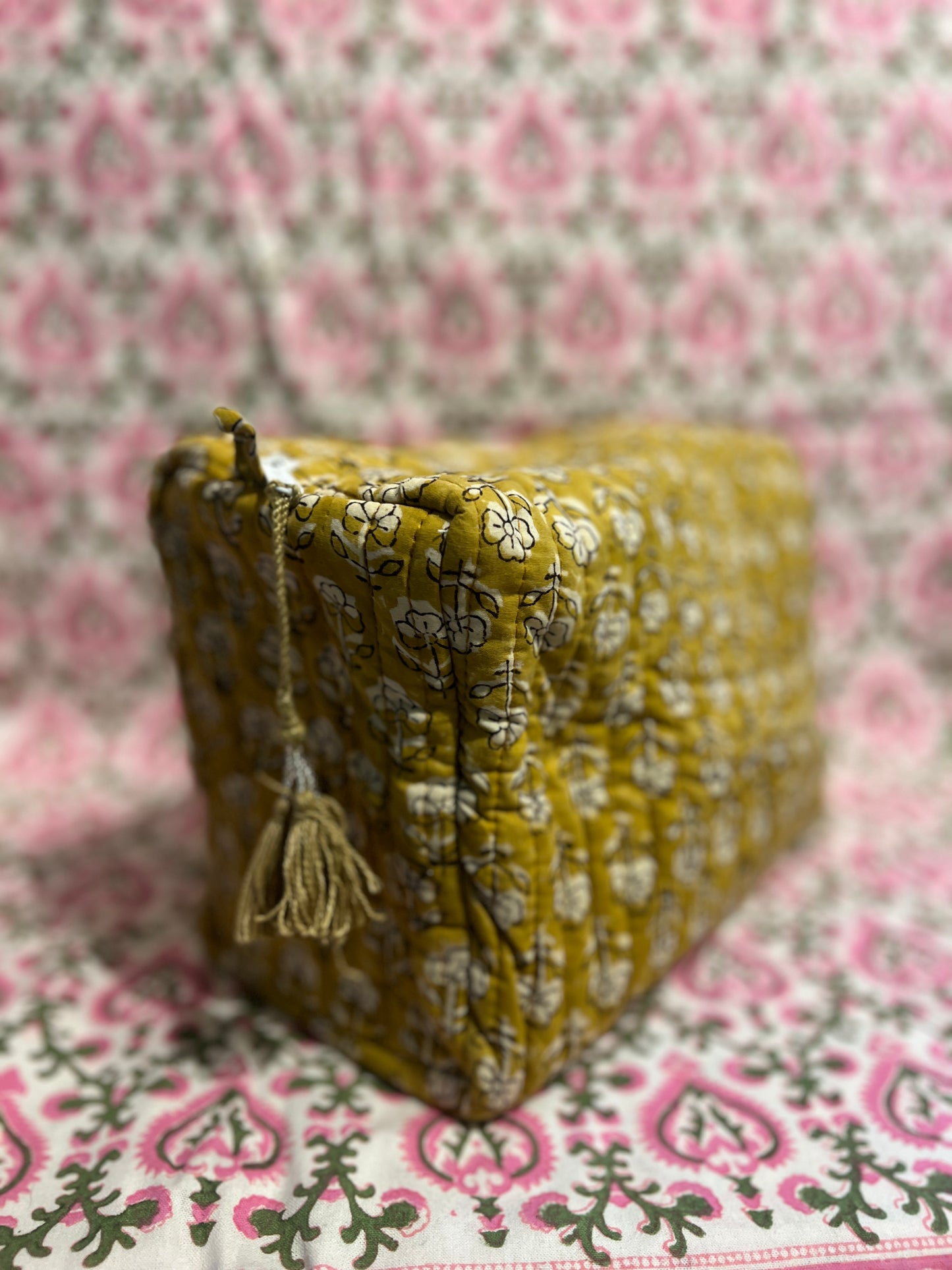 Mustard Travel Wash-bag