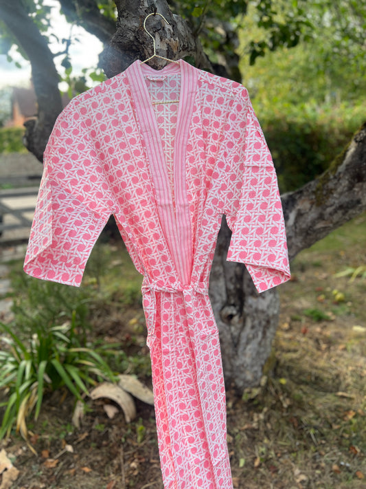 Pretty in Pink Cotton Gown