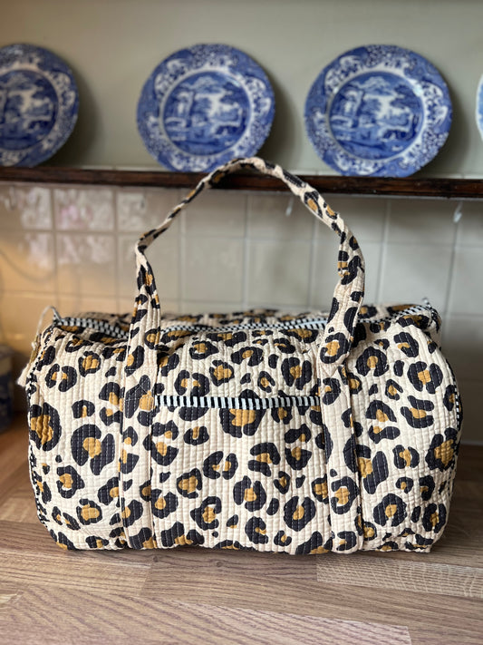 Leopard Weekend Bag