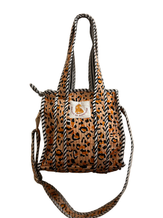 Leopard Super Mini Tote