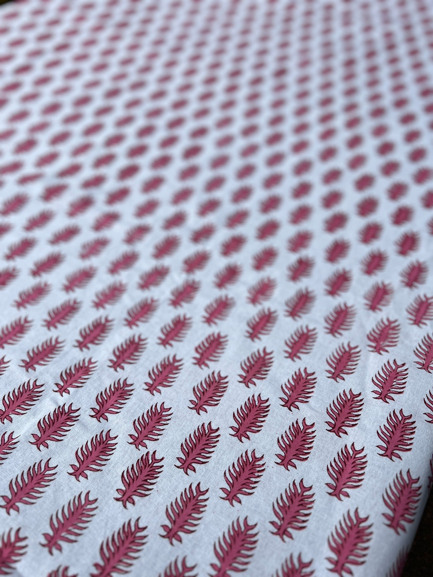 Pink Thistle Table Cloth