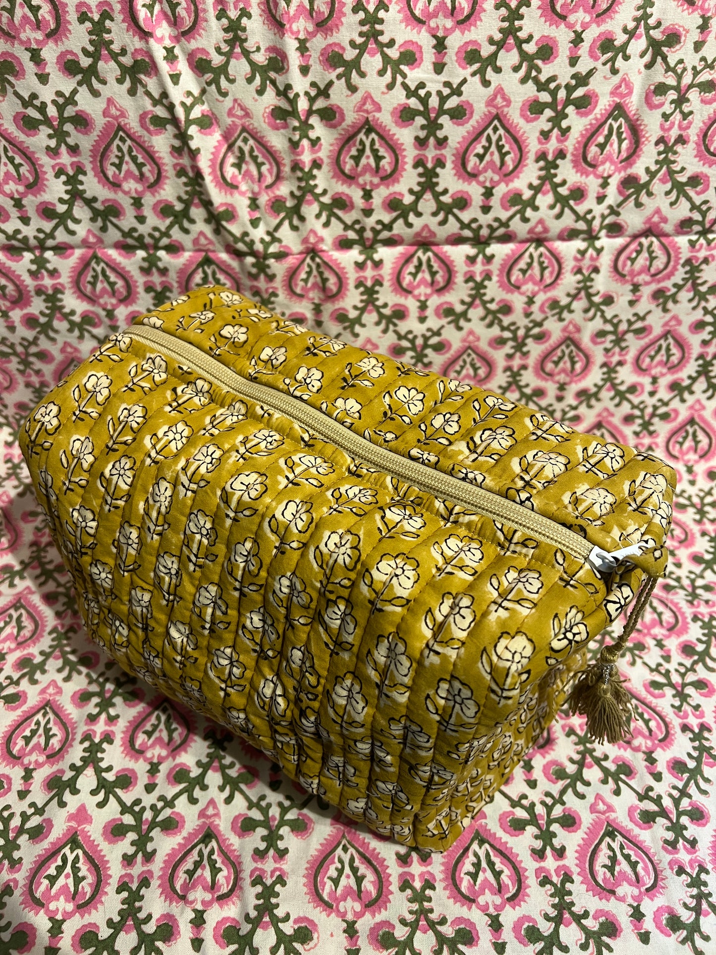 Mustard Travel Wash-bag