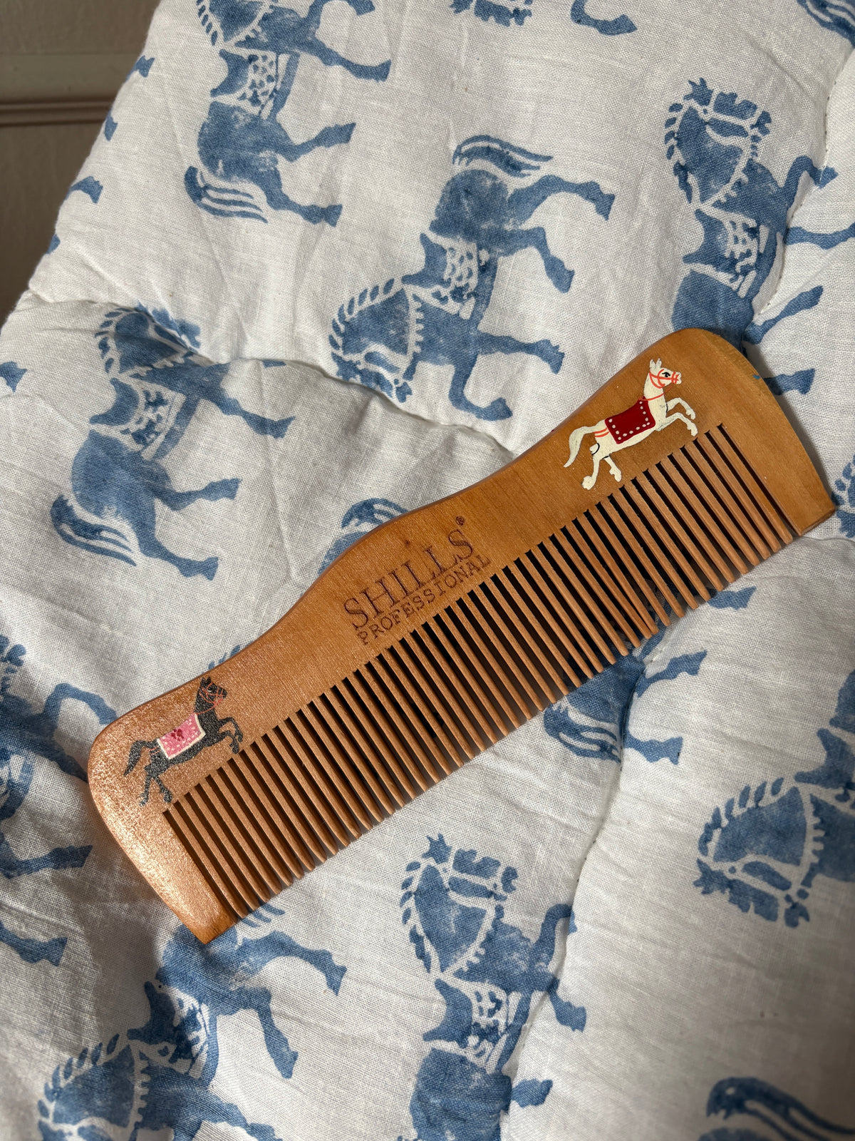 Wooden Hand painted Comb