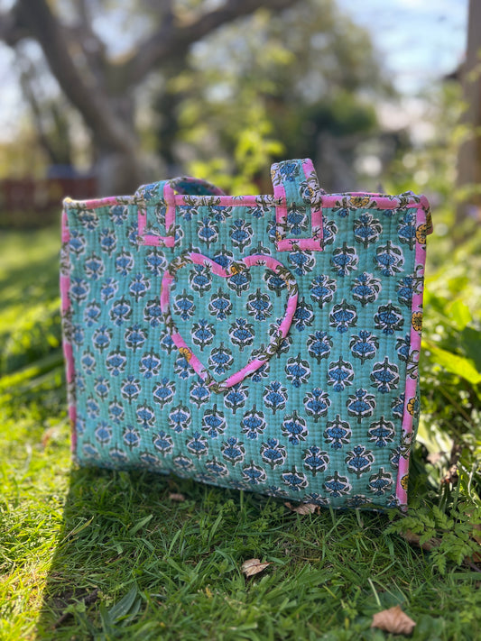 Spring Heart Mini Tote Bag