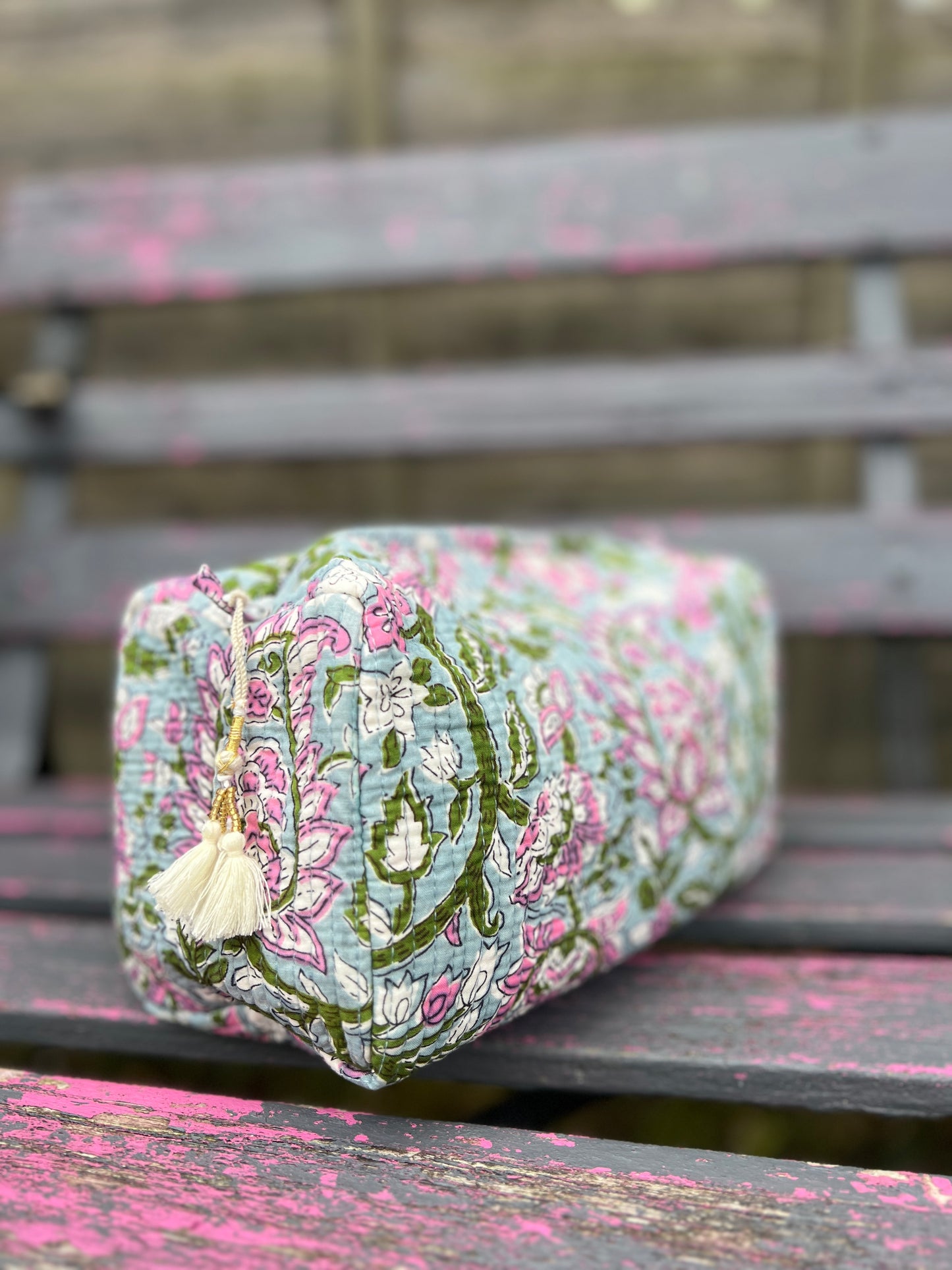 Pink Paisley Large Washbag