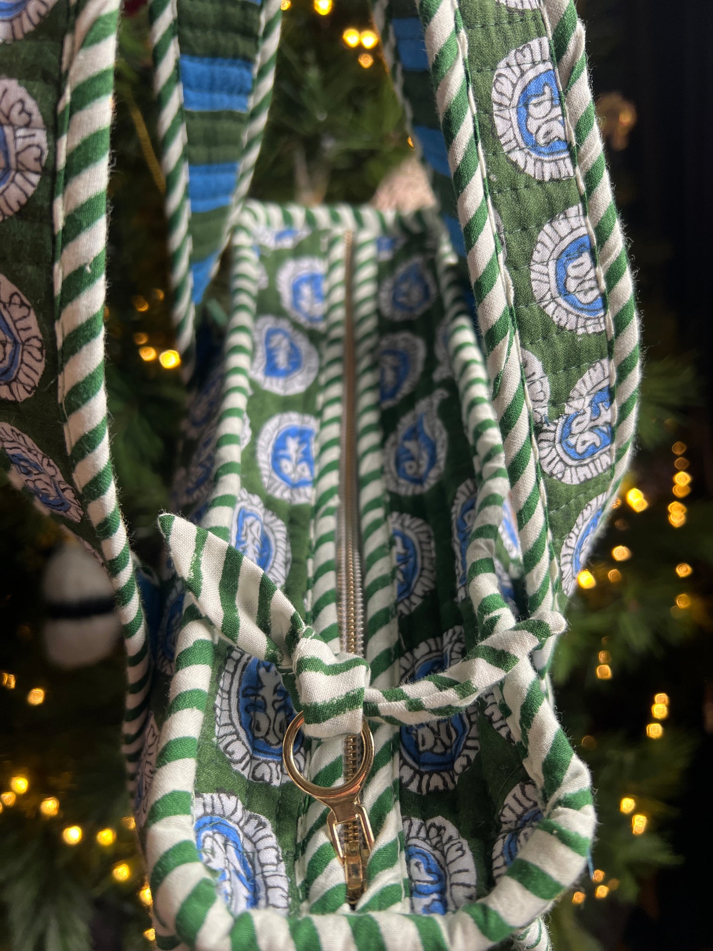 Sapphire Paisley Super Mini Tote