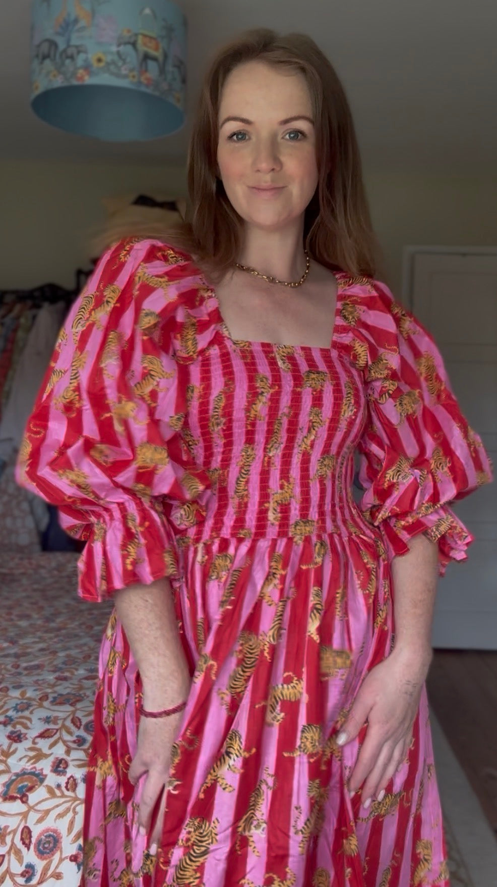Dancing Tiger Summer Dress