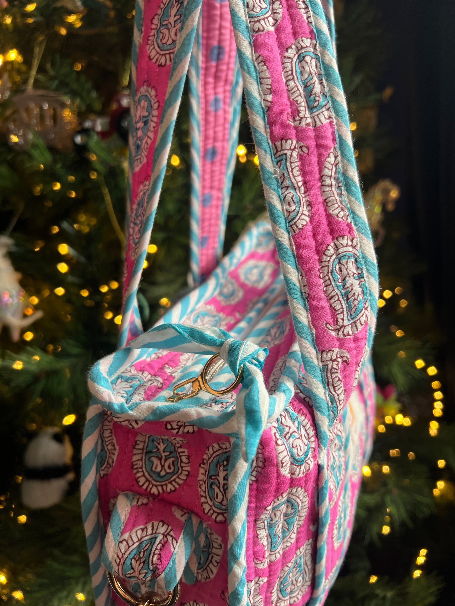 Bubblegum Pink Paisley Super Mini Tote