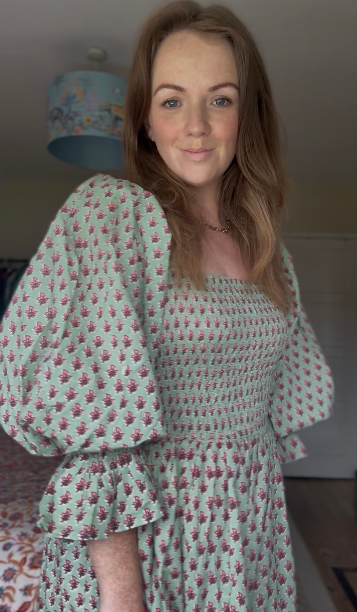 Peppermint Cotton Summer Dress
