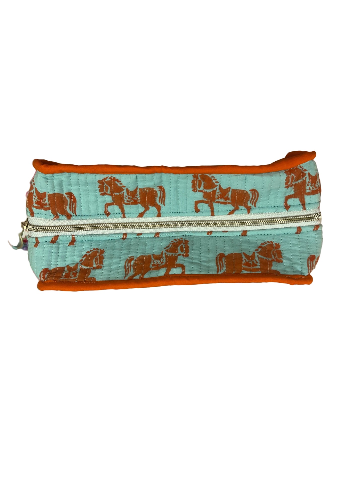 Powder Blue Equestrian Washbag