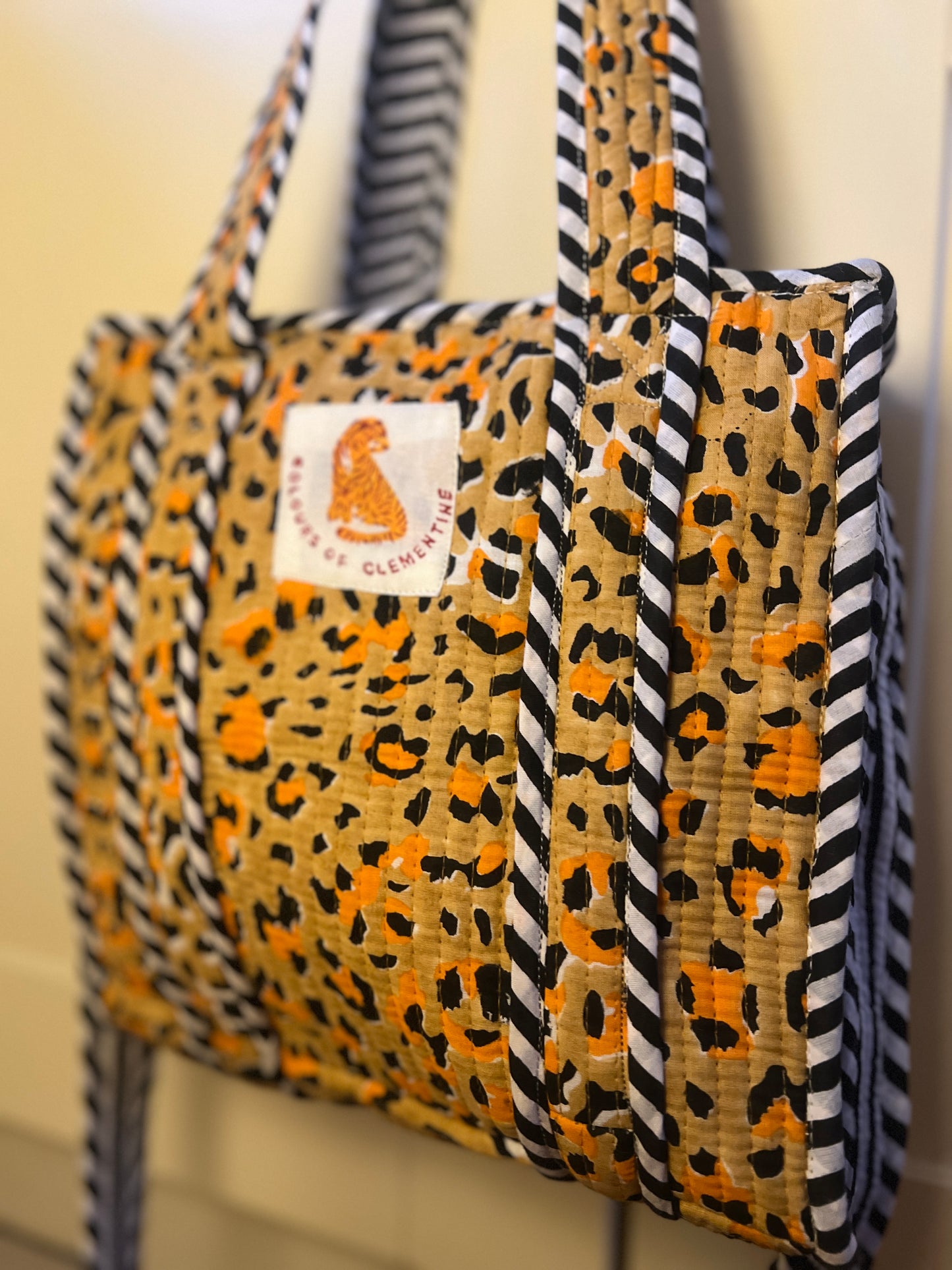 Leopard Super Mini Tote