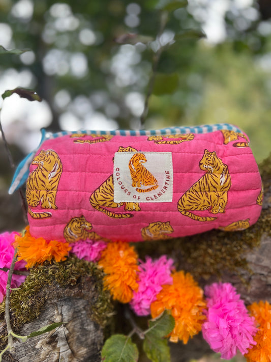 Clementines Tiger Washbag