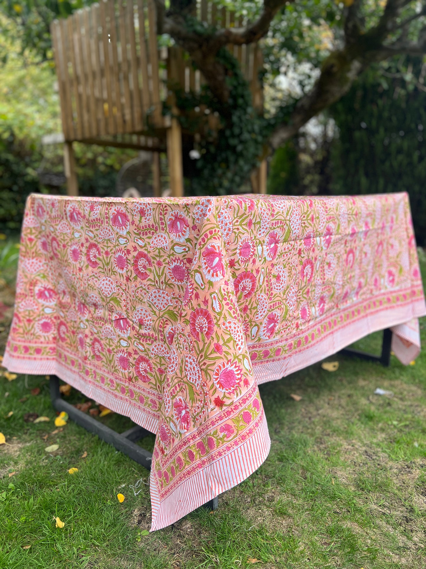 Blushing Marigolds Table Cloth
