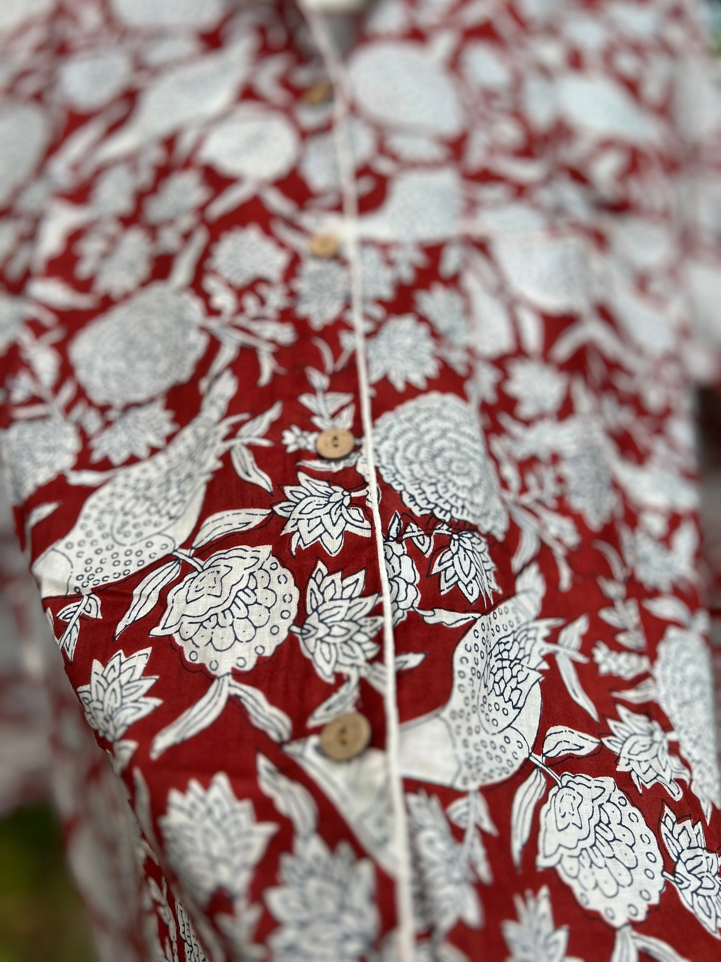 Red Birds Long Pyjamas