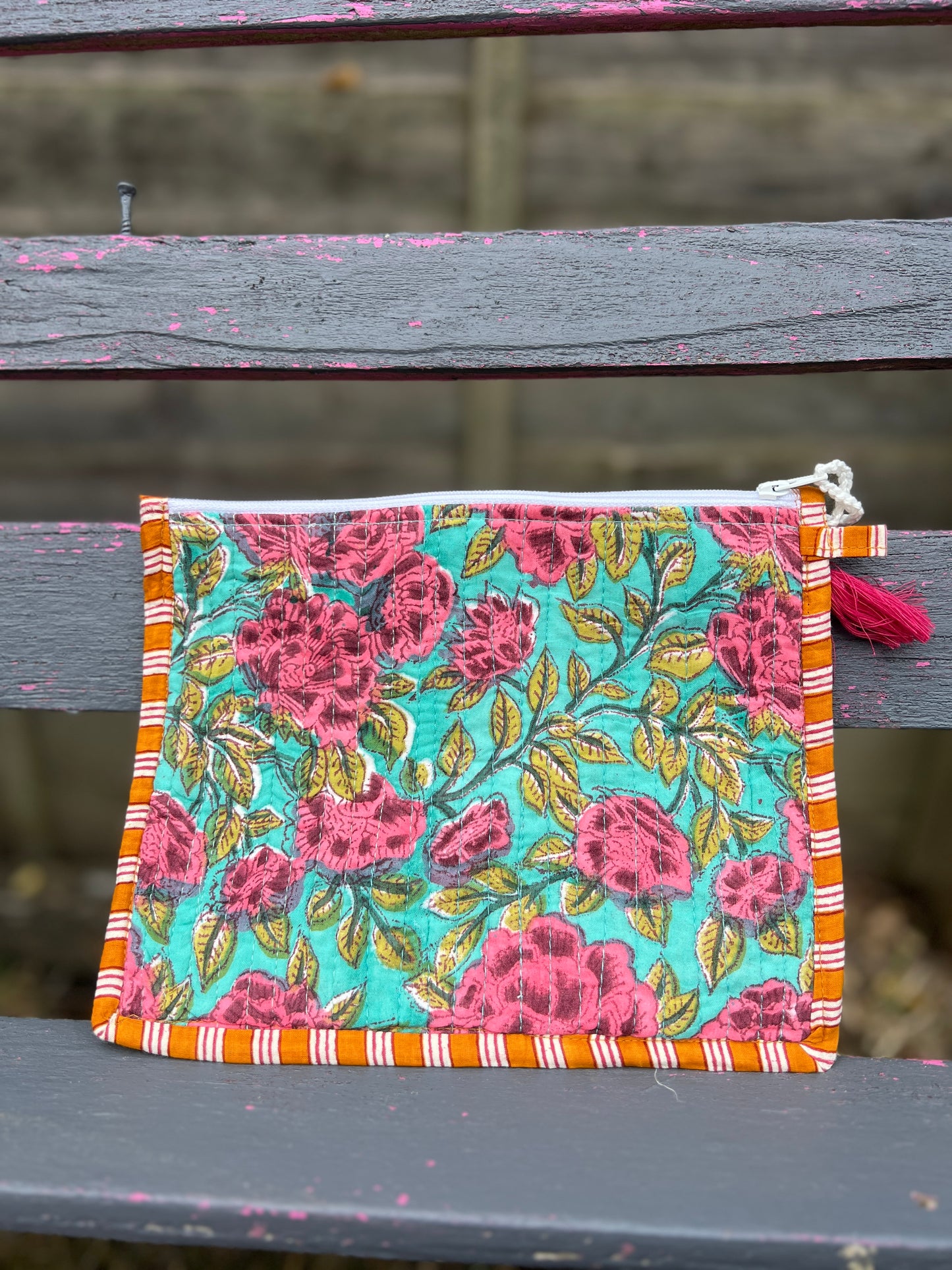 Zipped Cotton Pouch