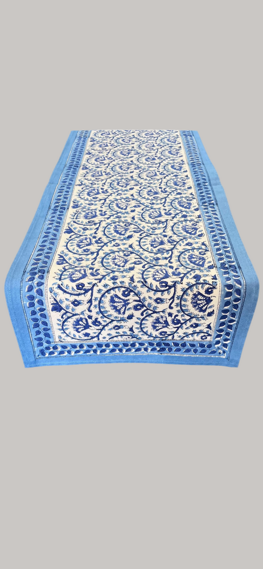 Blockprint Table Runner