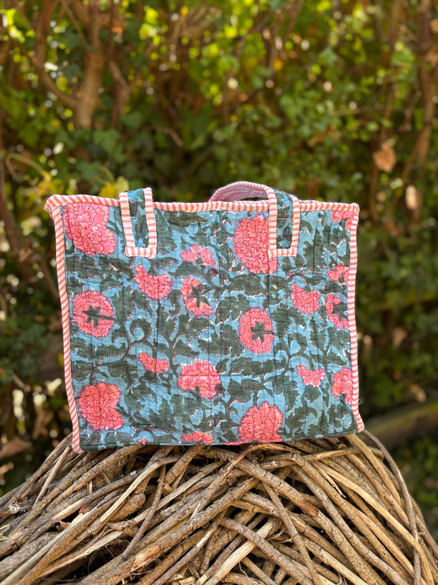 Garden Rose Mini Tote Bag