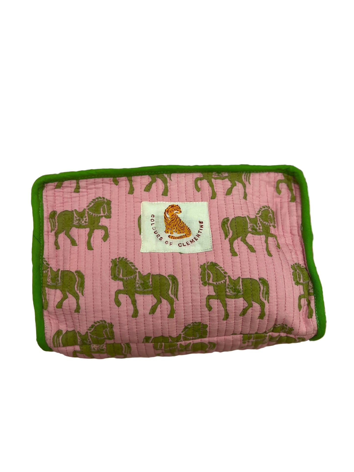 Powder Pink Equestrian Washbag