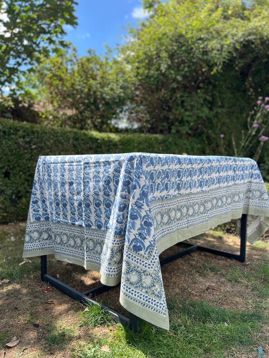 White Kerala Table Cloth