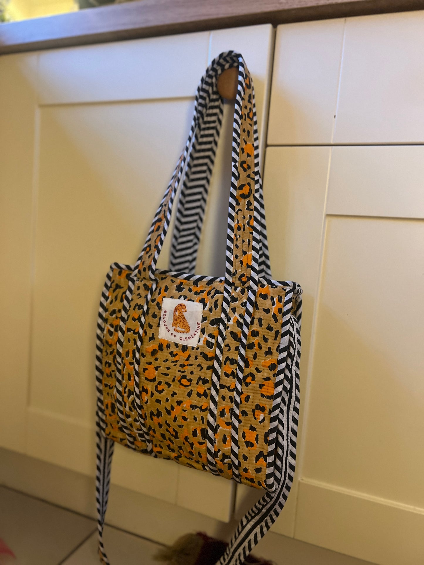 Leopard Super Mini Tote