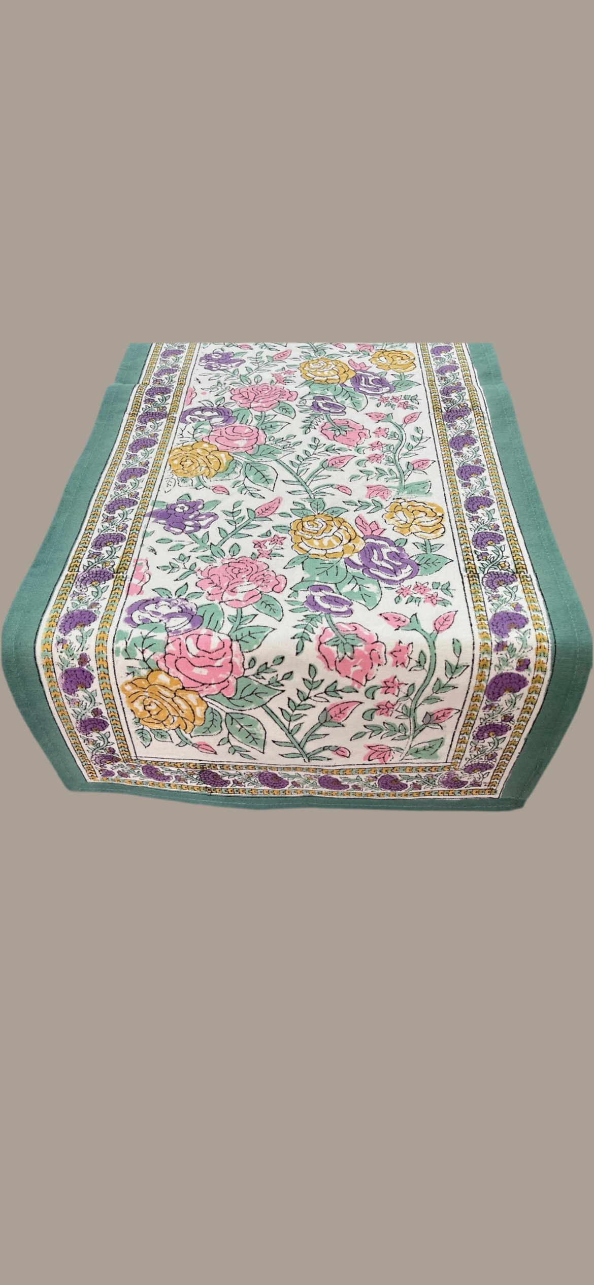 Blockprint Table Runner