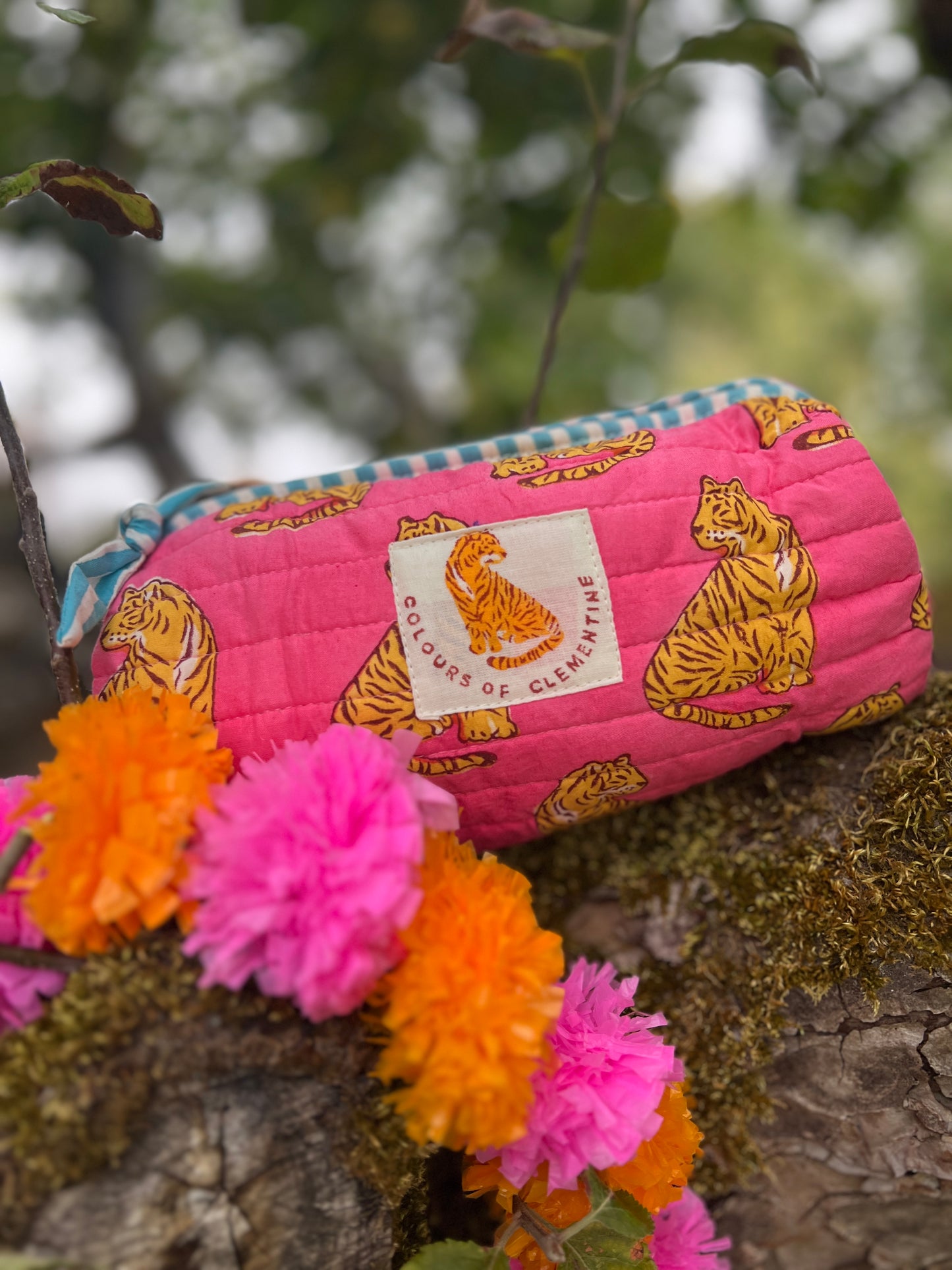 Clementines Tiger Washbag