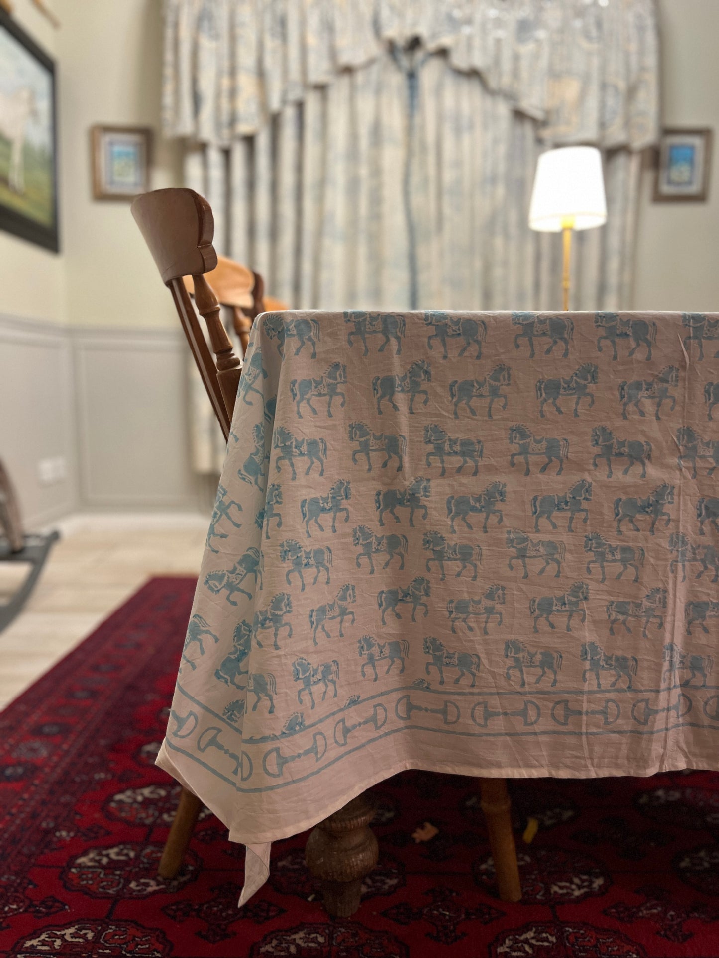 Trotting Horse - Dusty Blue