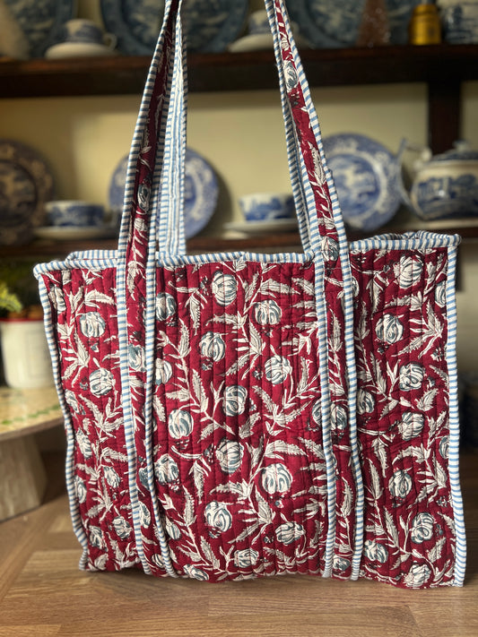 Crimson Red Tote
