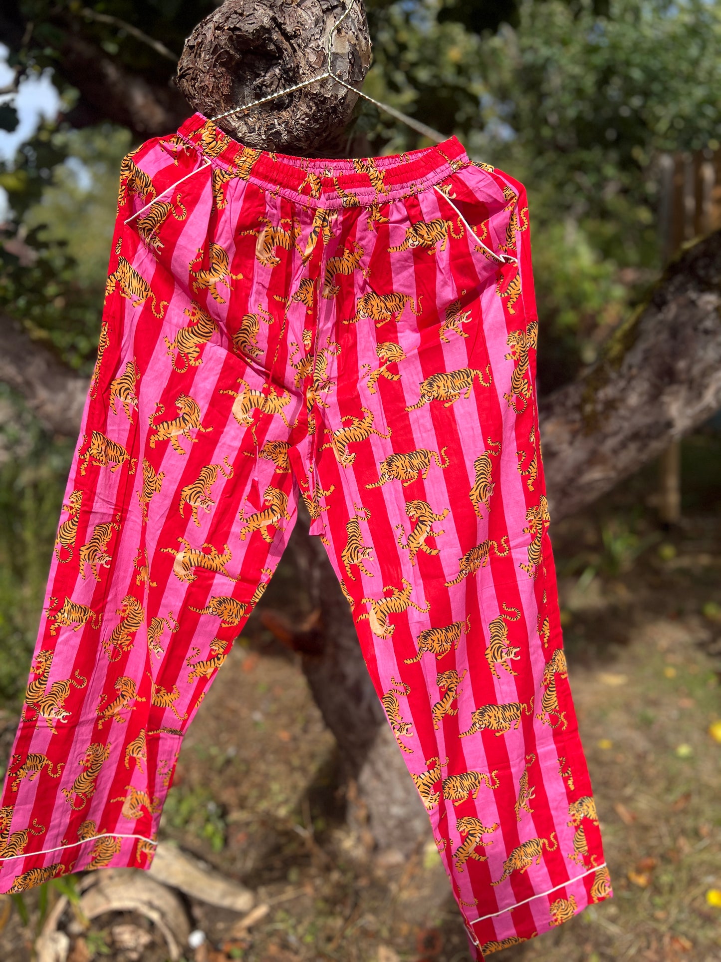 Dancing Tiger Cotton PJs