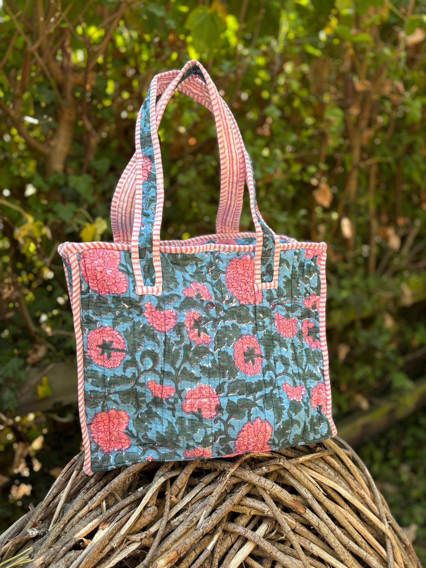 Garden Rose Mini Tote Bag