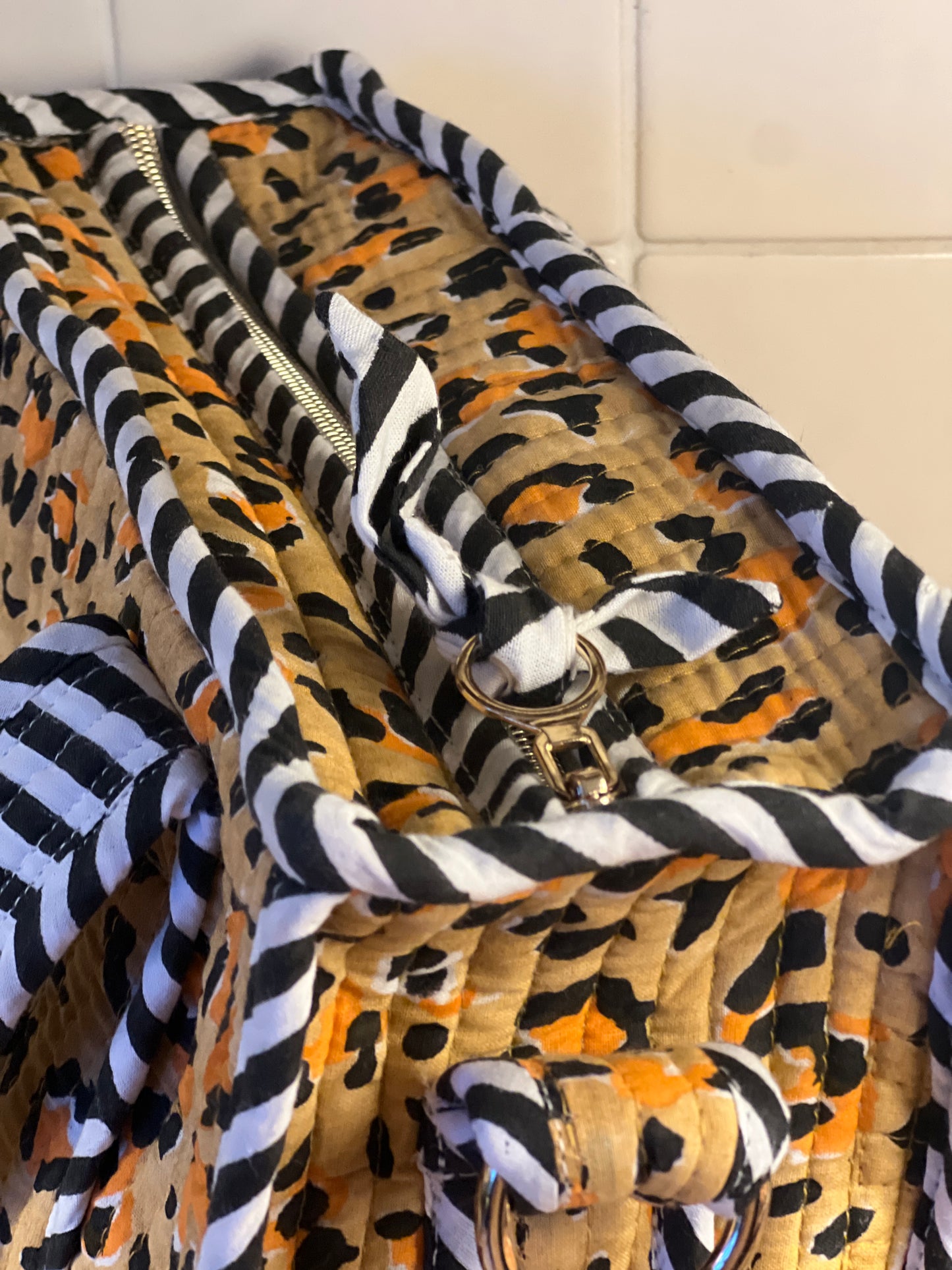 Leopard Super Mini Tote