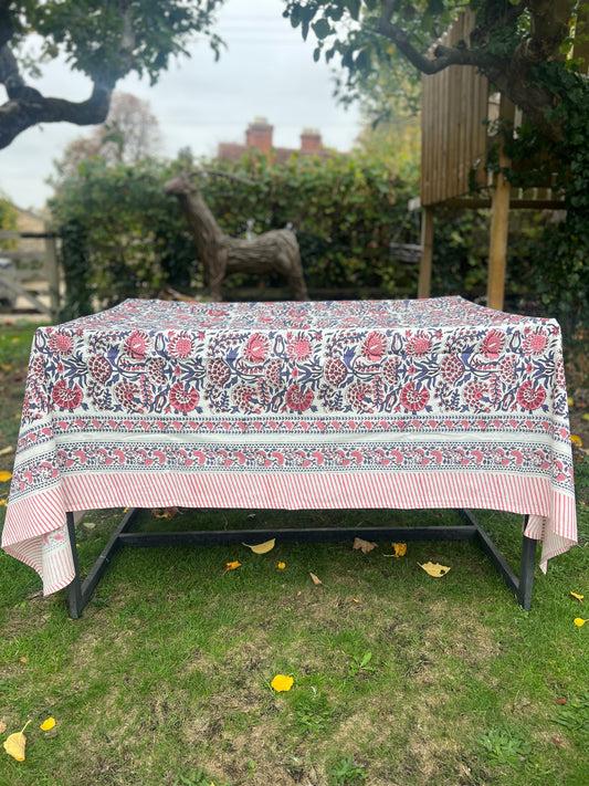 Peachy Carnation Table Cloth